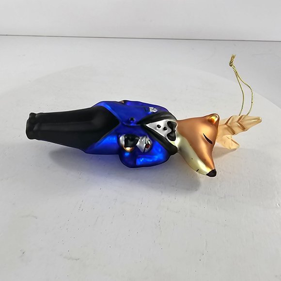 Pottery Barn Reindeer Dasher Ornament Blown Glass Christmas - Picture 3 of 8